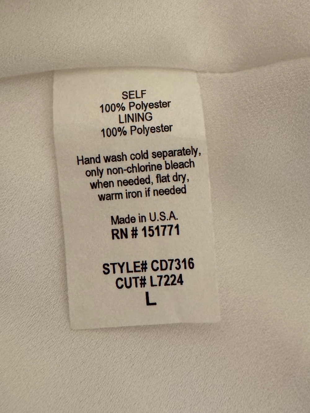 Lelis Slip Dress. Size Large. NWT - Picture 6 of 8
